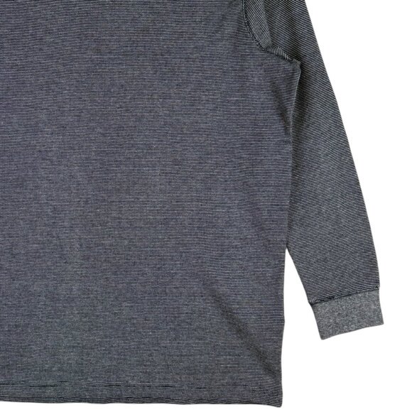 St. Johns Bay Men Super Soft Long Sleeve Crewneck Navy T-shirt Big/Tall 2XLT NWT - Picture 5 of 10